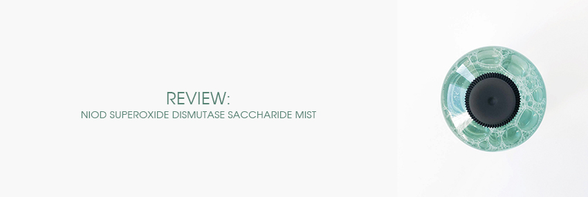 Cabecera The Moisturizer - REVIEW: NIOD Superoxide Dismutase Saccharide Mist (SDSM2)